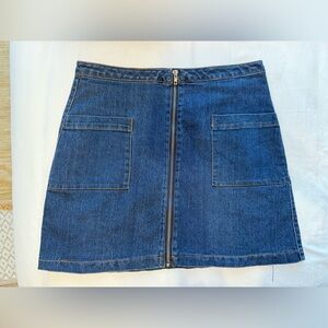 Highway Jeans Blue Denim Skirt